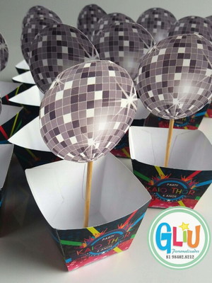 Mini cachepô com aplique