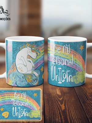 Caneca unicórnio be my personal