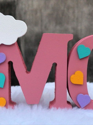 Kit mini letras personalizada