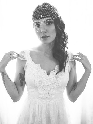 Promoção voilette ou birdcage veil point d