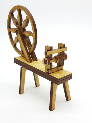 Roca bela adormecida 3d mdf