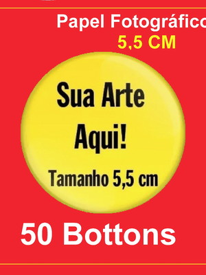 Boton button botton personalizado 5,5 cm 50 pç o original