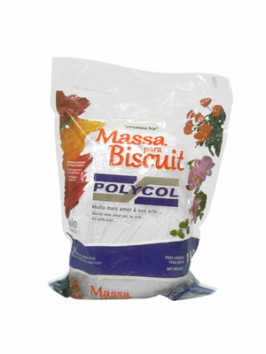Massa de biscuit colorida polycol 1 kg-kit 6 kg