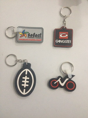 Chaveiros personalizados emborrachadas / brindes corporativo