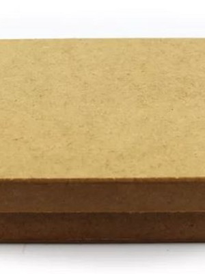 Caixa lisa 15 x 15 x 5 cm mdf madeira crua