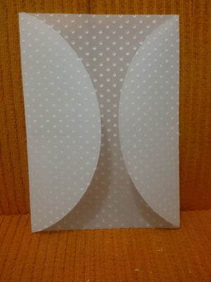 Envelope para convite papel vegetal com textura