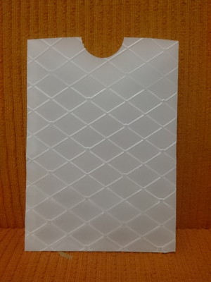 Envelope luva para convite papel vegetal com textura