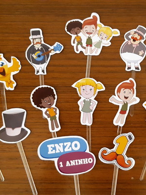 Toppers para doce