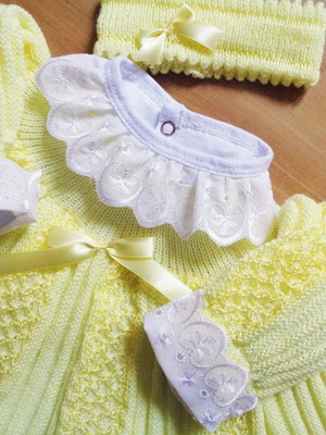 Vestido com calça e tiara + body golinha bordado ingles
