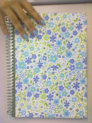 Caderno com capa personalizada letícia