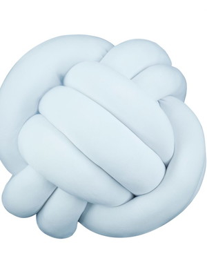 Almofada de nó escandinavo branco