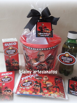 Kit cinema os incríveis