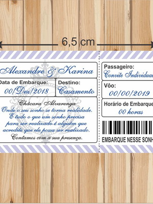 Convites individuais passaporte
