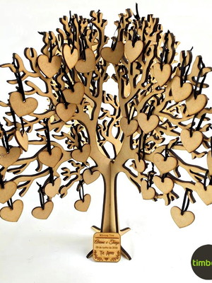 Árvore da vida para assinaturas 50cm mdf - casamento