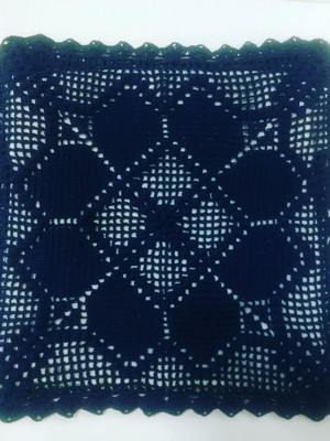 Capa de almofada em crochê