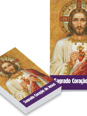 Sagrado coração de jesus - bloco de anotações