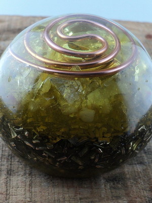 Orgonite esfera prosperidade