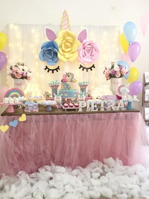 Decoração unicornio