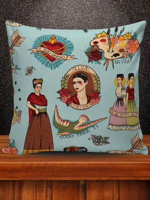 Almofada decorativa frida kahlo