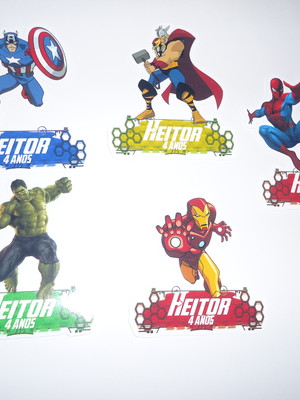 Aplique frame os vingadores