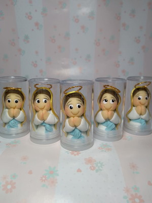 Mini nossa senhora de lourdes - kit com 12 unidades