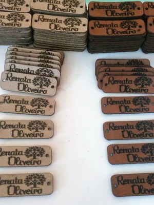 100 etiquetas personalizadas couro sintético! frete grátis