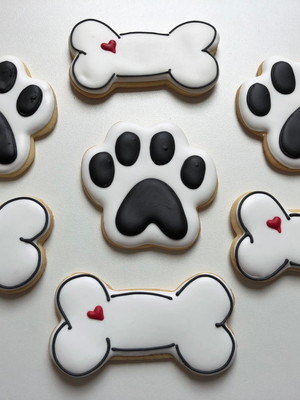 Biscoito decorado: cachorrinho