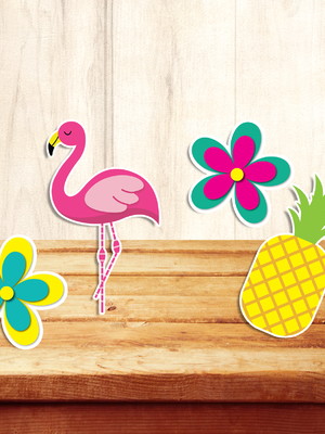 Aplique flamingo