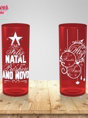 Copo long drink natal