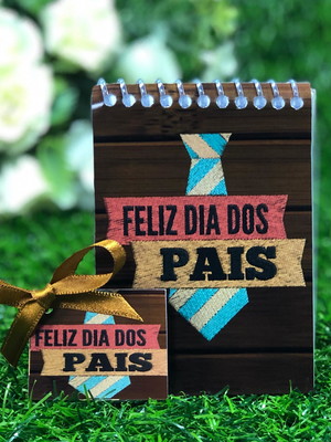 Bloquinho personalizado dia dos pais