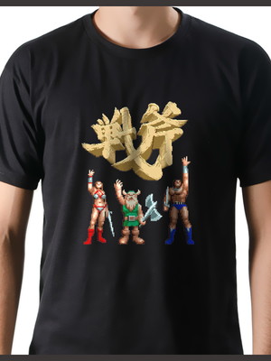Camiseta camisa geek game jogo golden axe sprites