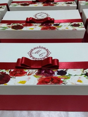 Lembrancinha casamento 10 caixas