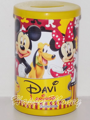 Cofrinho mickey e minnie