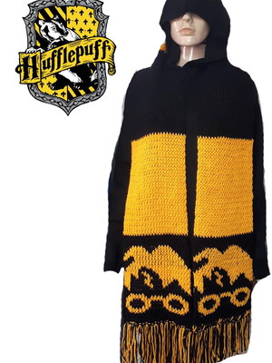 Cachecol harry potter com desenho