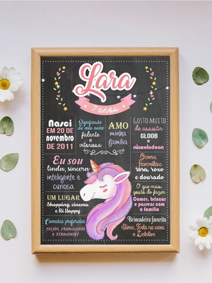 Chalkboard | unicórnio