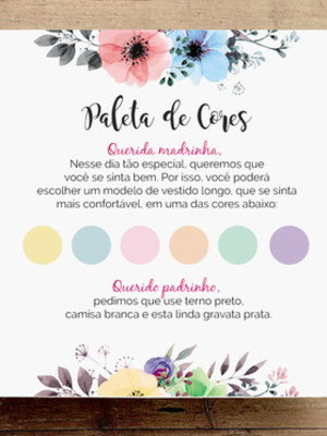 4 paletas de cores pasteis padrinhos: a224