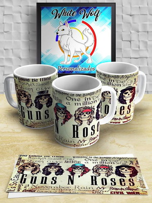 Caneca do guns n' roses