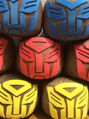 Boneco ecológico - transformers