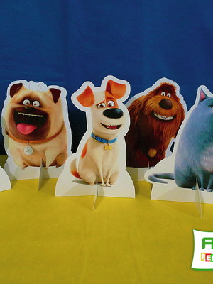 Display de mesa pets a vida secreta dos bichos (kit com 06)