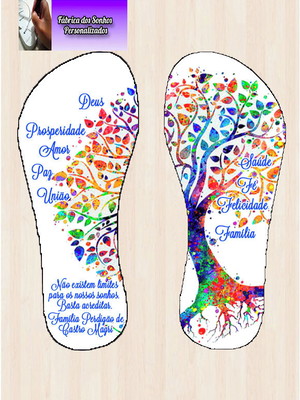 Chinelo árvore da felicidade