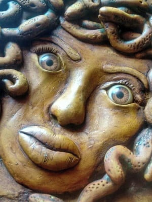 Grimório/bos a4 400 fls - medusa negra by renata penna