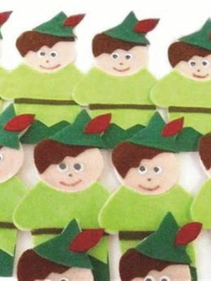 Dedoche peter pan, dedoche lembrancinha peter pan