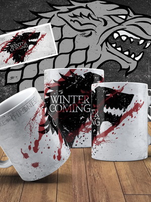 Caneca game of thrones winter is coming caneca geek
