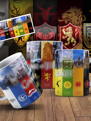 Caneca game of thrones casas reino game of thrones personali