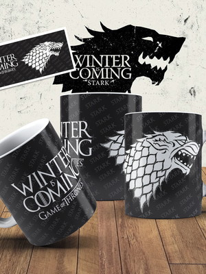 Caneca game of thrones winter is coming caneca anime geek