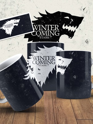 Caneca game of thrones winter is coming game of thrones