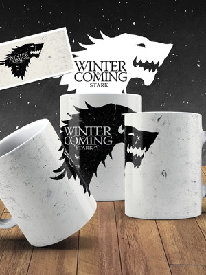 Caneca game of thrones winter is coming caneca geek anime