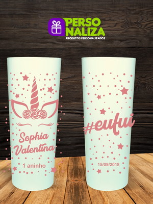 Copo personalizado unicórnio