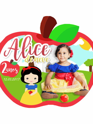 Ímã com corte especial | branca de neve