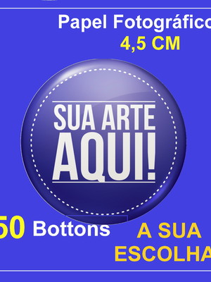 Boton botton button personalizado 4,5 cm 50 peças o melhor
